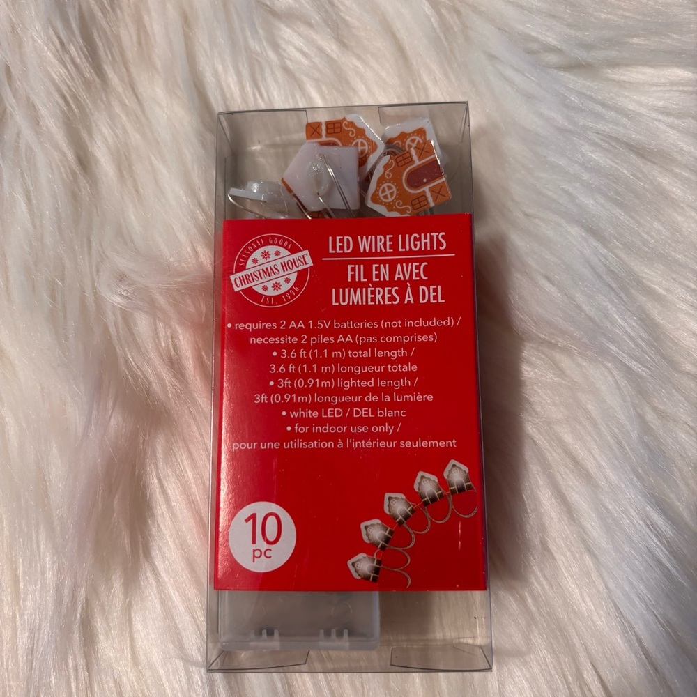 ⭐️10/$10 Christmas House LED Wire Lights - New in Box!